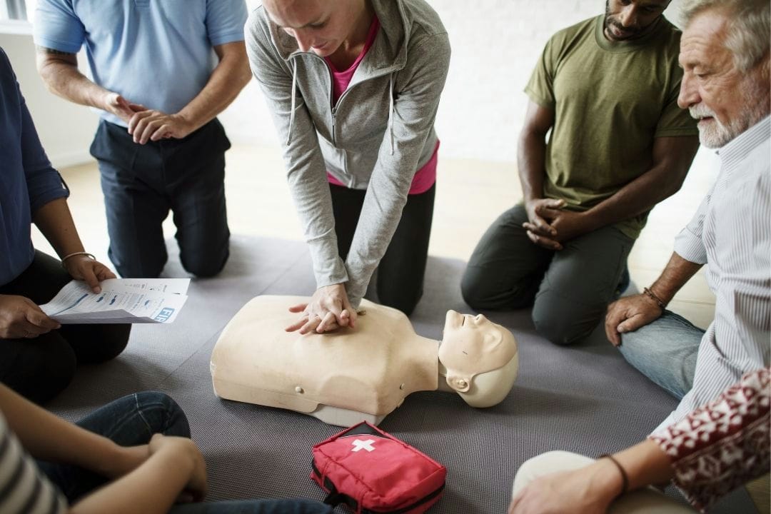 First Aid Training class photo